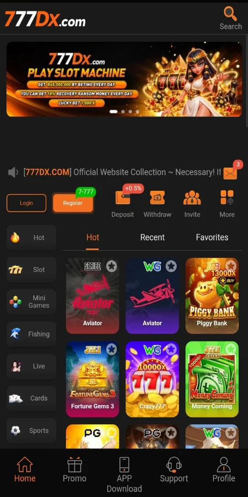 777DX Game APK